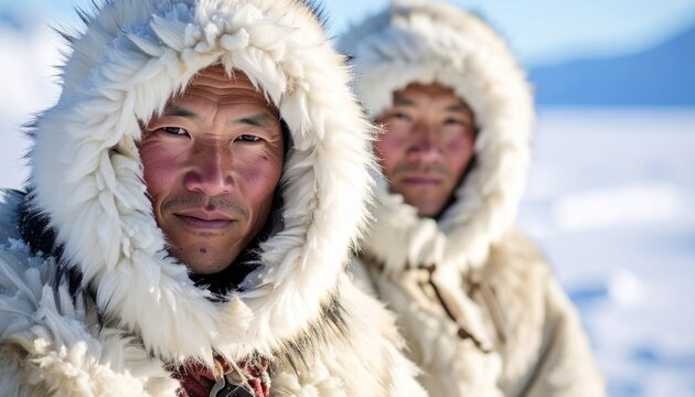 portrait of a young man in winter
