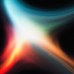 Abstract Noise Gradient Background with Glowing Fluid Waves and Soft Blur Texture | Futuristic Digital Art Backdrop for Modern Design, Wallpaper, and Creative Poster