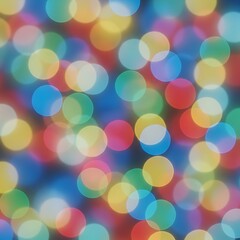 Colorful Bokeh Lights Background.