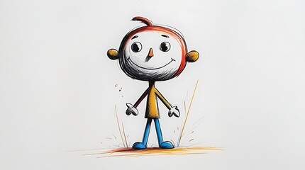 hand drawn vector illustration of a pencil