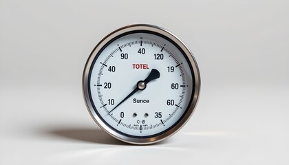 An analog pressure gauge with a needle pointing at 100 PSI, set against a contrasting neutral background that highlights its function