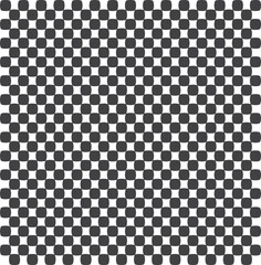 an illustration of a pattern of polka dots Round square pattern, black 검정 도트  둥근 사각형 땡땡이 무늬 패턴 일러스트	