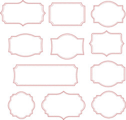 Fototapeta premium islamic arches or windows in the oriental style of Ramadan Kareem and Eid Mubarak, Islamic, Arabic Muslims style islamic speech bubble