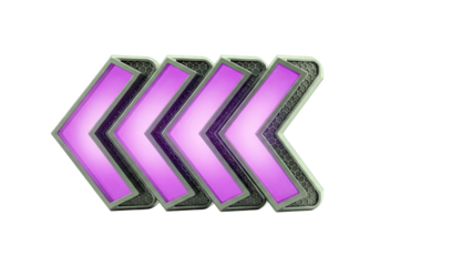 Four Purple Chevron Arrows