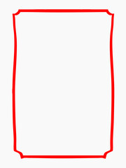 Hand drawn frame ribbon doodle collection