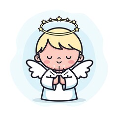 Angel Cartoon Illustration.