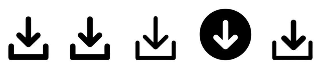 download button icon set collection © graphixecho