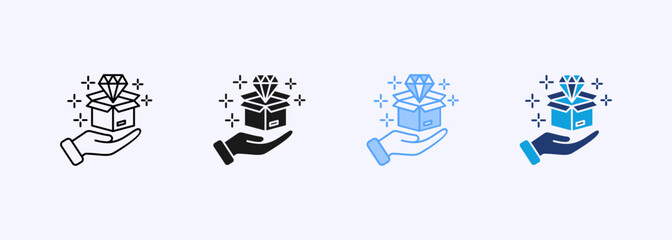 Value Proposition Icon Multiple Style