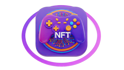 3D NFT Gaming Controller Icon