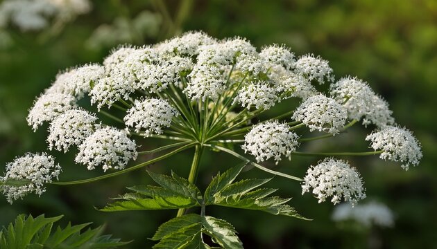 Poison Hemlock White Flowers