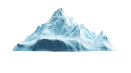 An old parchment sheet with a wooden roll as a mockup isolated on white and transparent background