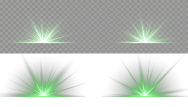 Abstract glowing green vertical lighting lines. png starlight sparkle with brilliant glow holiday magic burst illuminated lens vibrant beam dust shining. Vector illustration Luxurious design style. - Powered by Adobe