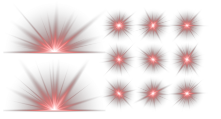 png starlight sparkle with brilliant glow holiday magic burst illuminated lens vibrant beam dust shining. Vector illustration Luxurious design style. Abstract glowing red vertical lighting lines.