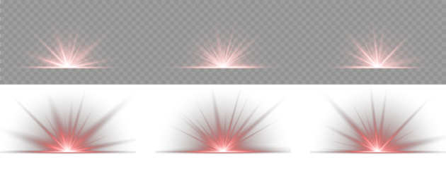 Luxurious design style. Abstract glowing red vertical lighting lines. png starlight sparkle with brilliant glow holiday magic burst illuminated lens vibrant beam dust shining. Vector illustration