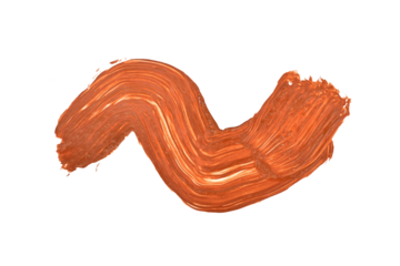 A stain of brown watercolor paint