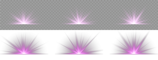 png starlight sparkle with brilliant glow holiday magic burst illuminated lens vibrant beam dust shining. Abstract glowing violet vertical lighting lines. Vector illustration Luxurious design style.
