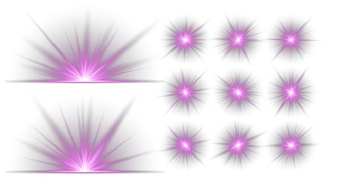 Abstract glowing violet vertical lighting lines. Luxurious design style. png starlight sparkle with brilliant glow holiday magic burst illuminated lens vibrant beam dust shining. Vector illustration - Powered by Adobe