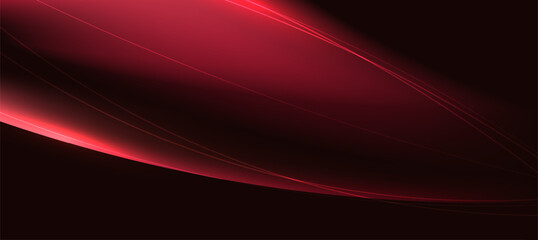 Modern Cool Red Abstract Wave Background