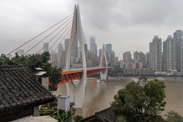 Dongshuimen Bridge in Chongqing, China