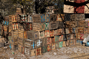 traditional berber village in the Atlas mountains