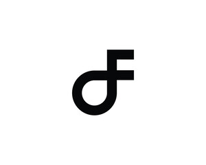 DF Logo Design. df