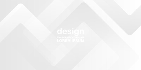 Minimal White Abstract Background with Soft Zigzag Pattern and Clean Modern Style. Dynamic shapes composition