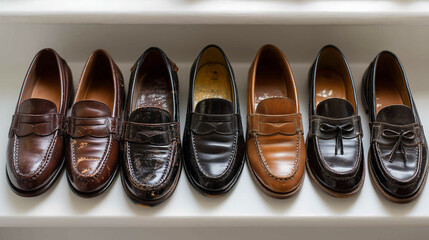 pair of men shoes on the floor