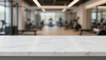 Dynamic health gym setting with bright background light modern fitness equipment inviting atmosphere motivational concept