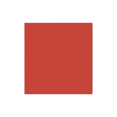 Red gift cardboard box with cover above view, vector realistic carton square container top, present parcel delivery case