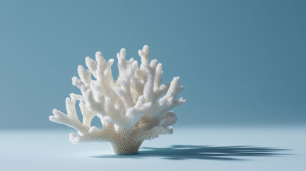 Marine coral sculpture minimal style