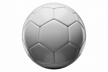 Fototapeta premium White soccer ball isolated on white background