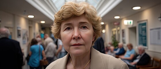 Group therapy session with middle-aged and elderly adults in modern office setting filled with natural light