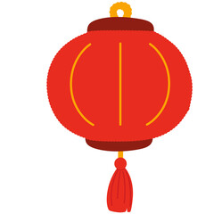 Obraz premium Illustration of a Red Chinese Lantern