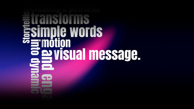 Kinetic Typography Storytelling | Animated Text Opener for Videos