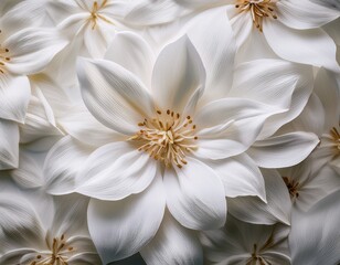 white flower texture floral background