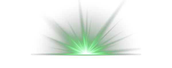 Luxurious design style. Glow bright light star, green sun rays, bokeh. Bright light explosion of sun rays on a dark background. Abstract glowing green vertical lighting lines on a dark background.