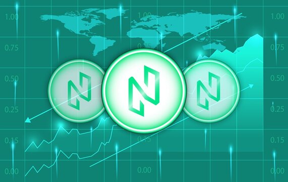 images of the nuls logo on a digital background. 3d illustrations.