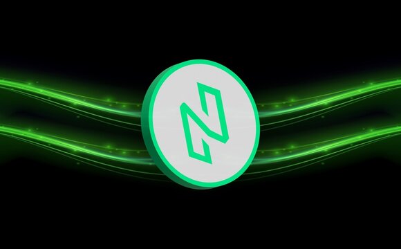 images of the nuls logo on a digital background. 3d illustrations.