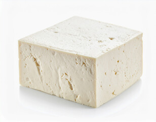 두부-콩-단백질-두부 한모-사각 두부-큐브 두부-흰색배경