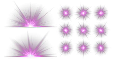 Png starlight sparkle with brilliant glow holiday magic burst illuminated lens vibrant beam dust shining. Luxurious design style. Abstract glowing violet vertical lighting lines on a dark background.