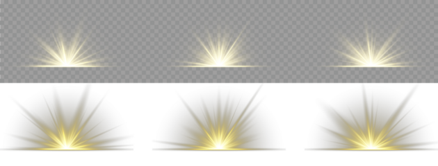 Bright light explosion of sun rays on a dark background. Luxurious design style. Radiant star effect for modern abstract design, luxurious overlays or colorful visual effects. Vector illustration.