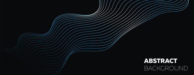 Line stripe pattern on white Wavy background. abstract modern background futuristic graphic energy sound waves technology concept design