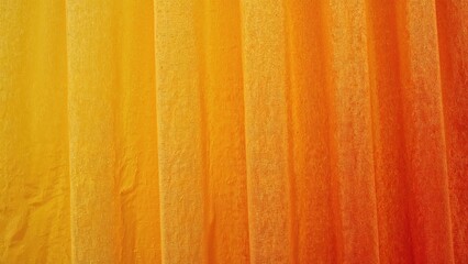 Fototapeta premium Close-up of yellow, orange, and red vertical stripes with textured surface.