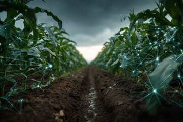 AI systems analyze weather data to forecast crop conditions Generative AI