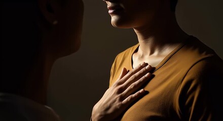 People touch embrace communication connection emotion concept