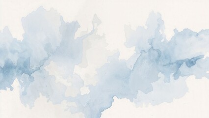 Obraz premium Light blue watercolor map of the world with a soft background. Artistic and abstract representation of the world map. Watercolor style of globe visualization.