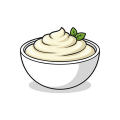 Tasty hummus in a white bowl garnished with fresh herbs, perfect for snacking or as a healthy appetizer