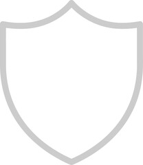 Zero Trust Security Icon Shield Outline Protection Symbol Transparent PNG Cyber Defense Safety Guard Insurance Badge Logo 2026 Trend
