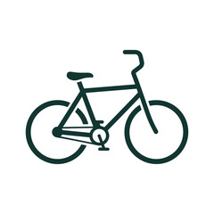 Fototapeta premium Minimalist bicycle illustration Vector
