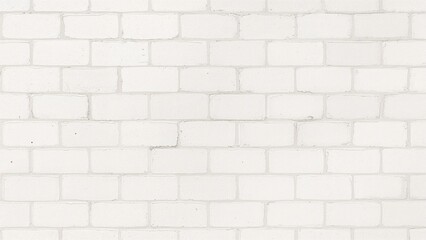 Fototapeta premium White brick wall background with minimal design. Interior, home decor, construction, architecture, and industrial style. Neutral and clean aesthetic.